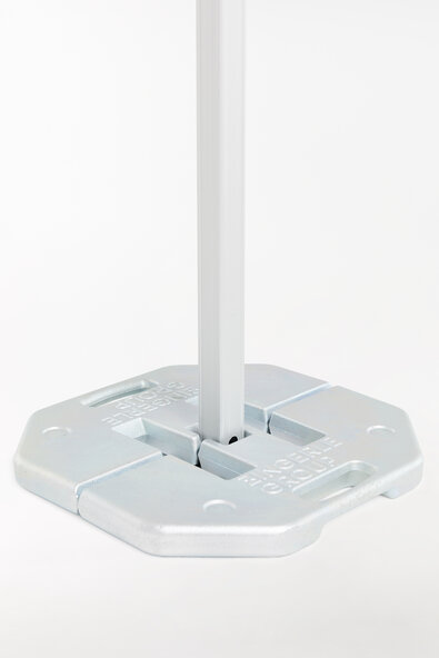 25 kg Bodenplatte zur Stabilisierung von Ecotent® Faltpavillons.