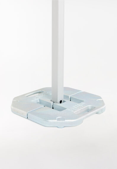 15 kg Bodenplatte zur Stabilisierung von Ecotent® Faltpavillons.